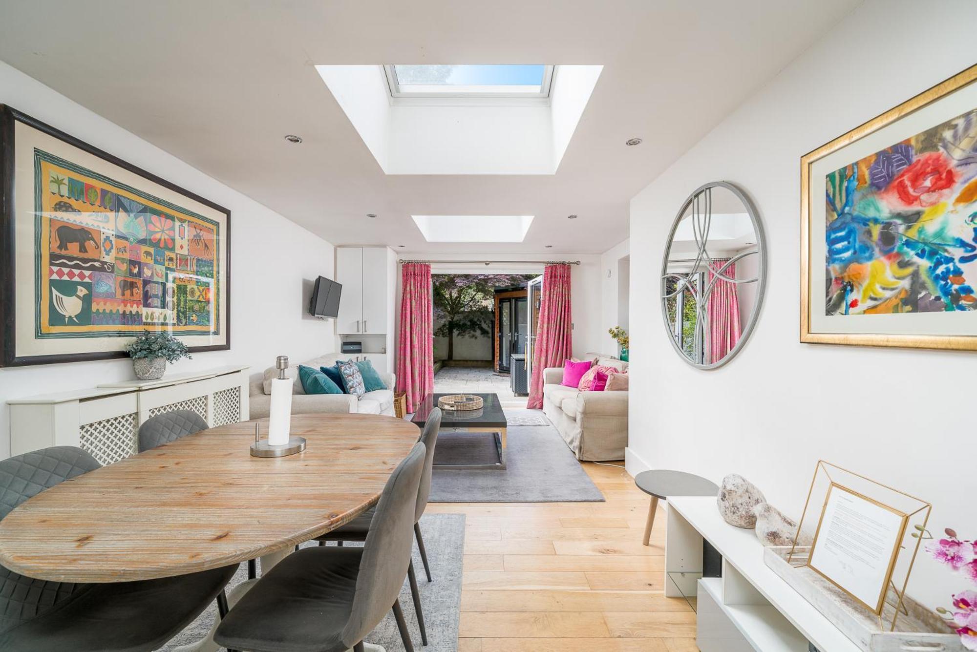 런던 Gorgeous Flat With Garden In Battersea 아파트 외부 사진