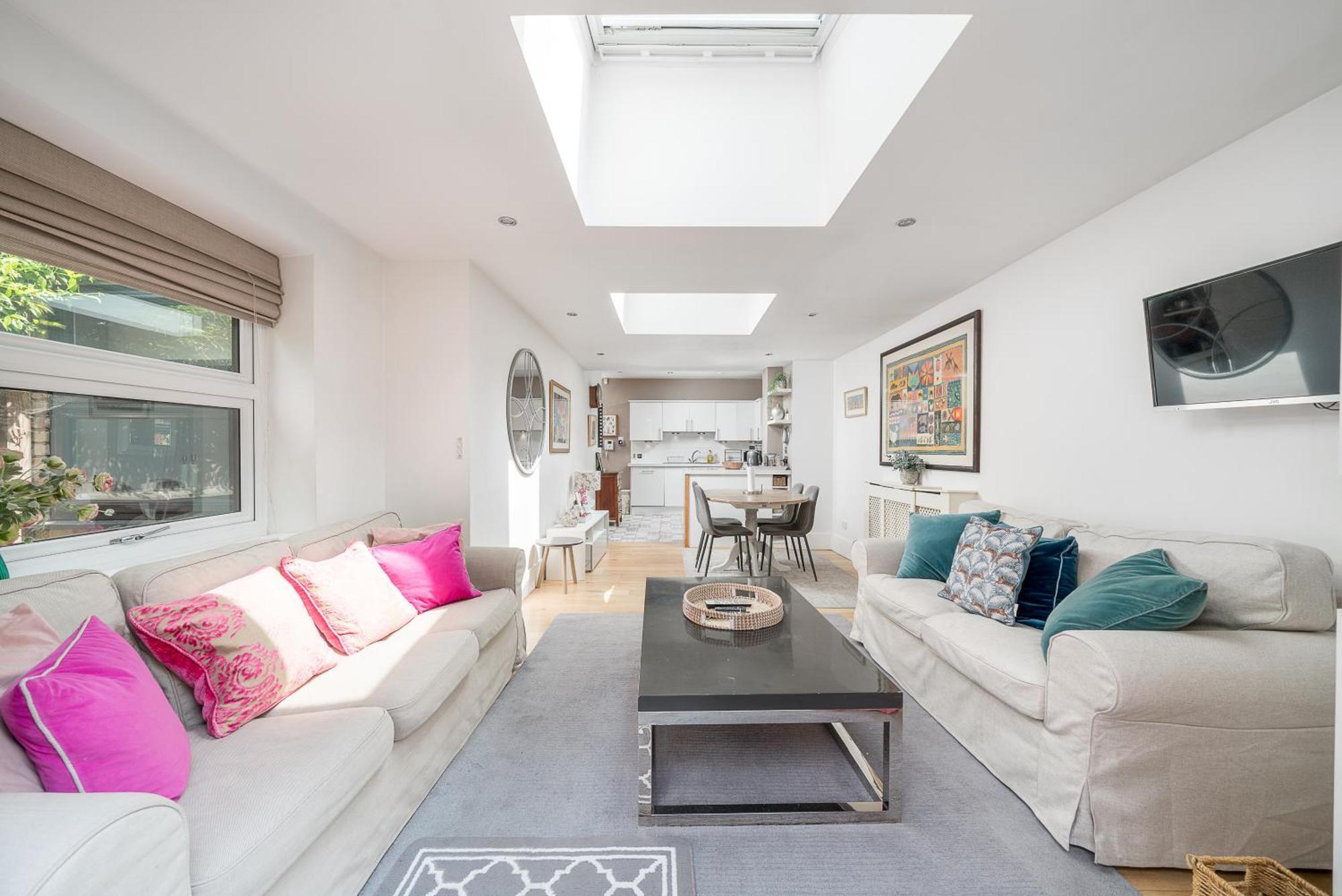 런던 Gorgeous Flat With Garden In Battersea 아파트 외부 사진
