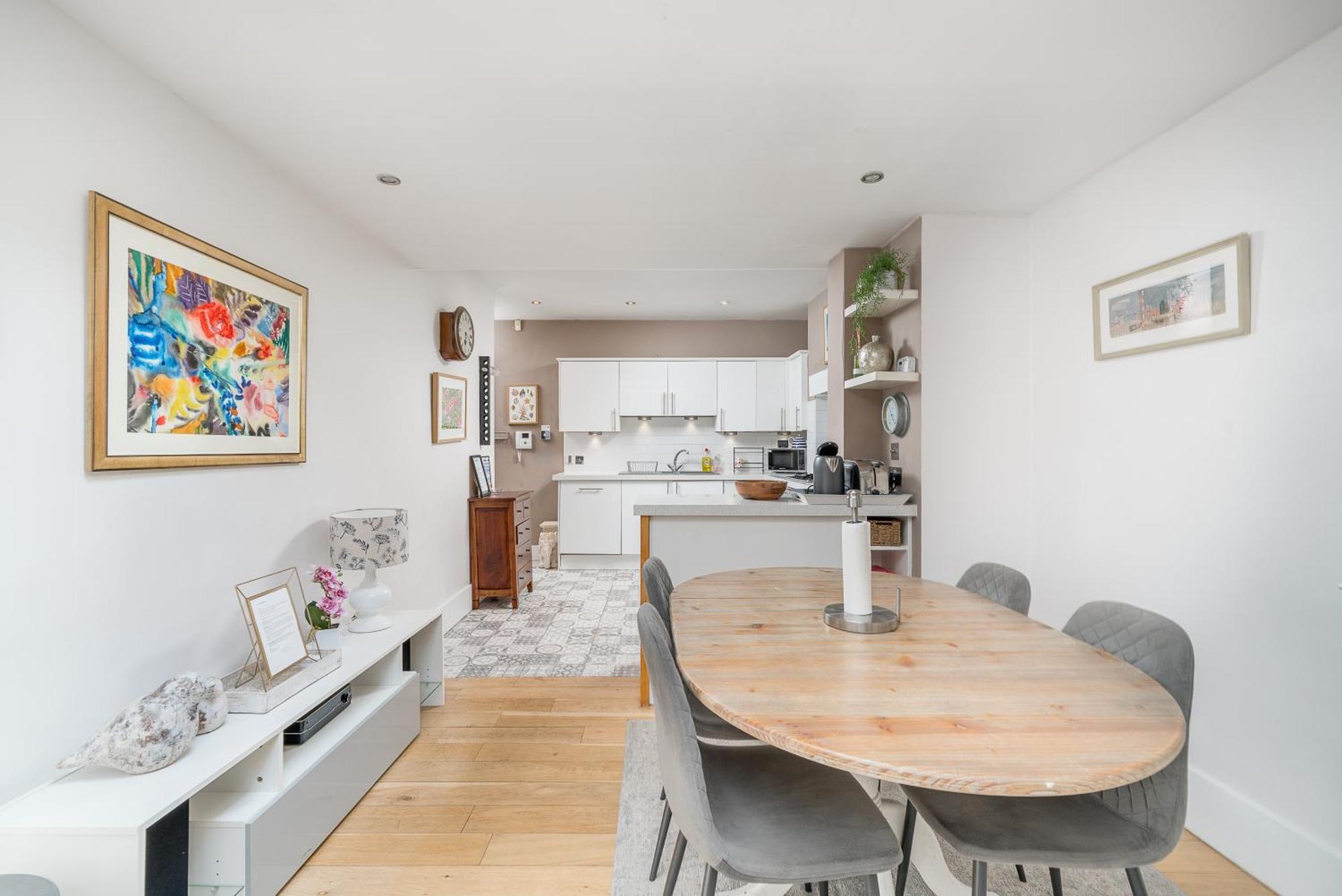 런던 Gorgeous Flat With Garden In Battersea 아파트 외부 사진