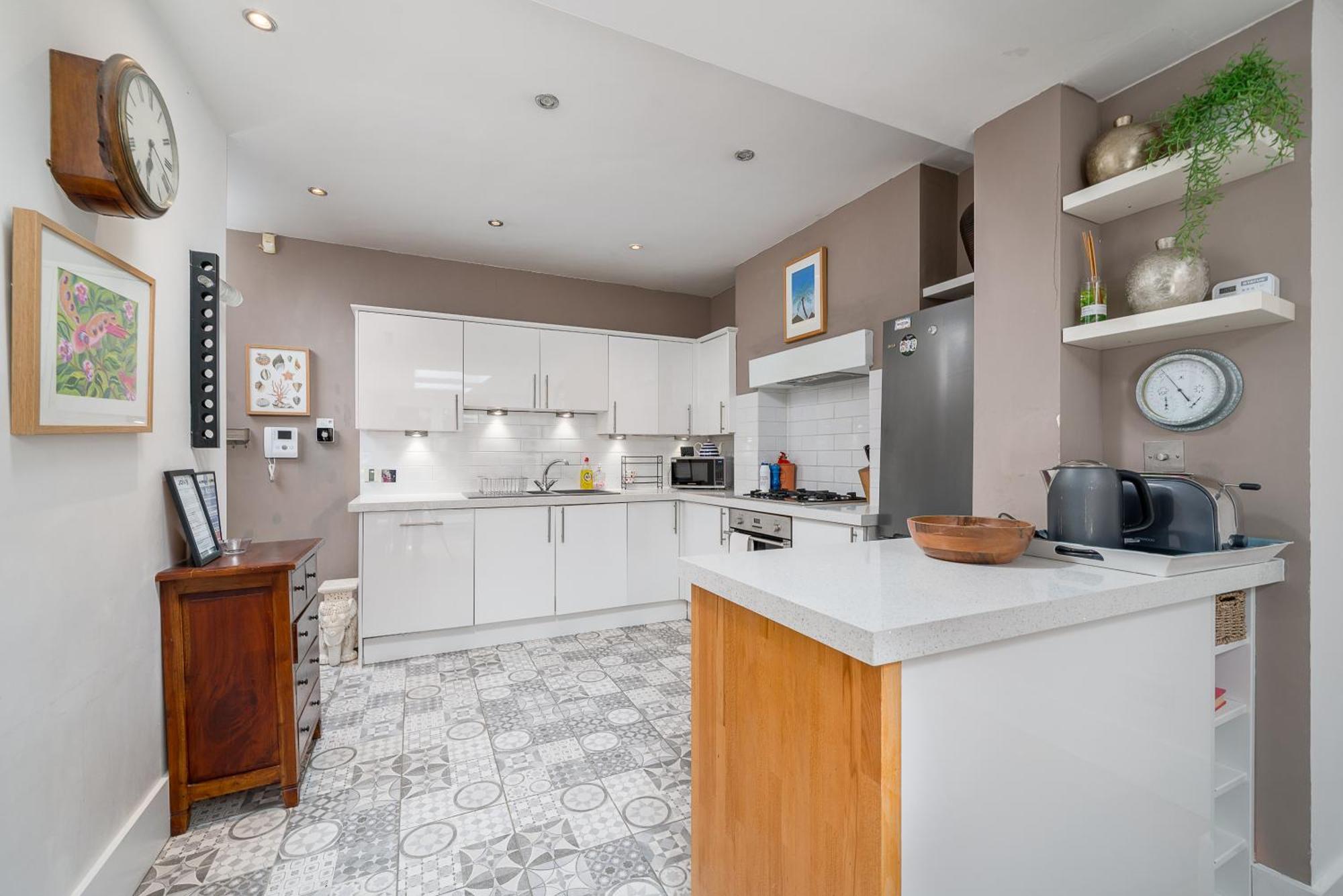 런던 Gorgeous Flat With Garden In Battersea 아파트 외부 사진